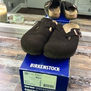 Birkenstock Boston BS Mocha size 7 narrow fit